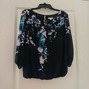 New York &Company floral shirt